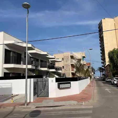 Beach Bungalow With Swiming Pool And Long Terrace San Javier Exterior photo