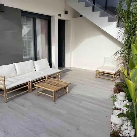 Beach Bungalow With Swiming Pool And Long Terrace San Javier Exterior photo