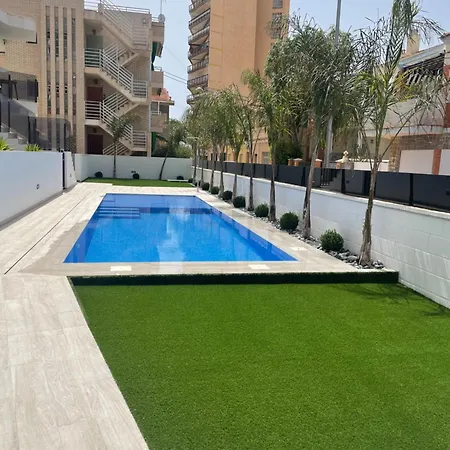 Beach Bungalow With Swiming Pool And Long Terrace San Javier Buitenkant foto